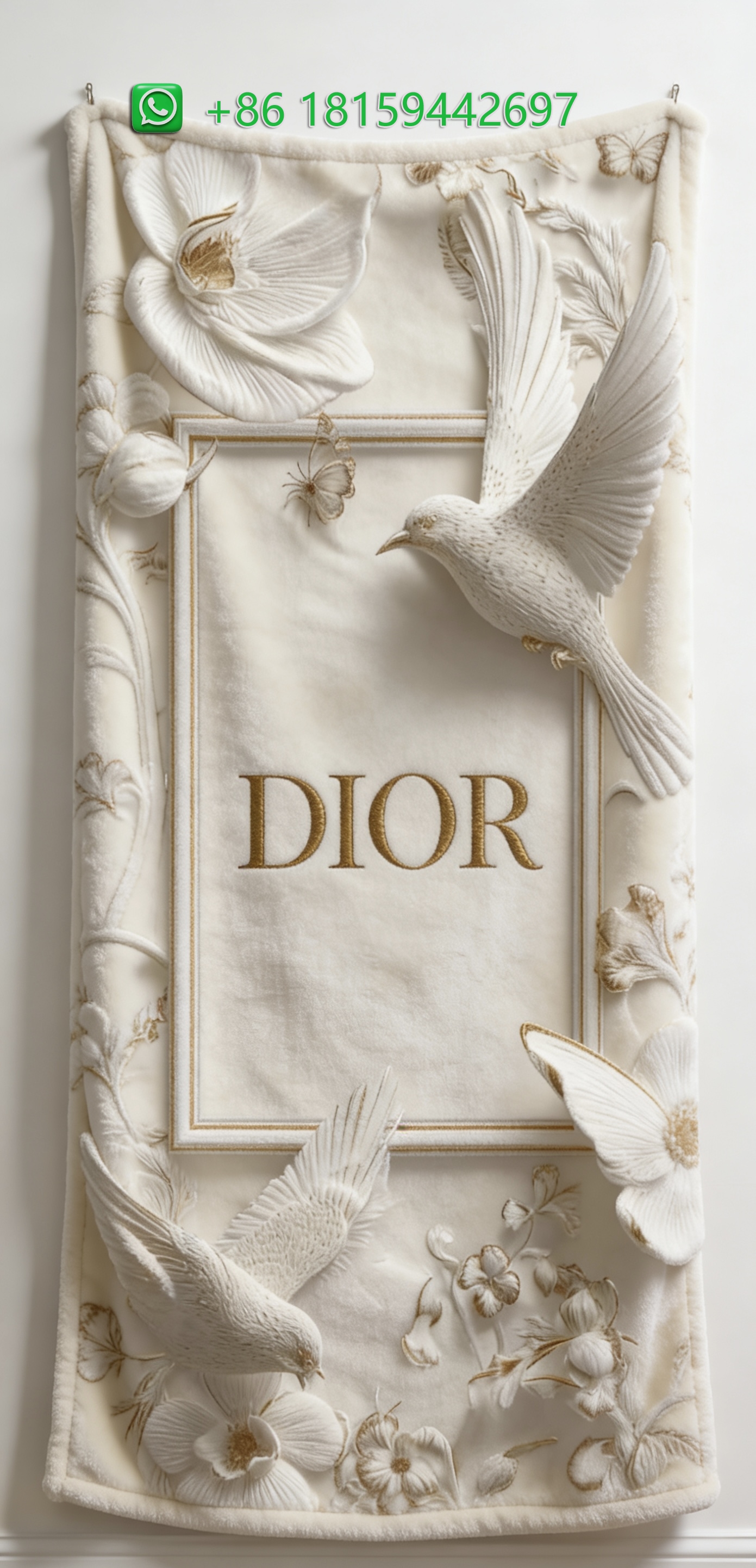Dior Throw Blankets
